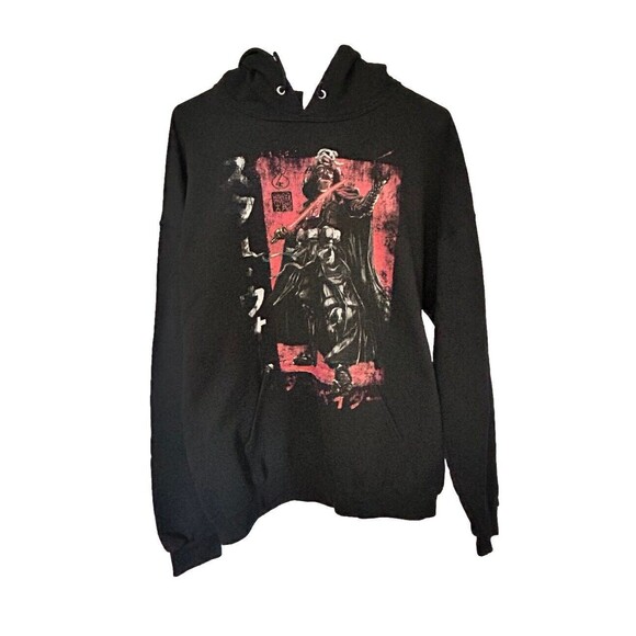Star Wars Men's XL Visions Darth Vader Samurai Black Hoodie Polyester/Cotton - Picture 2 of 9